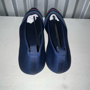 Blue multi color flats